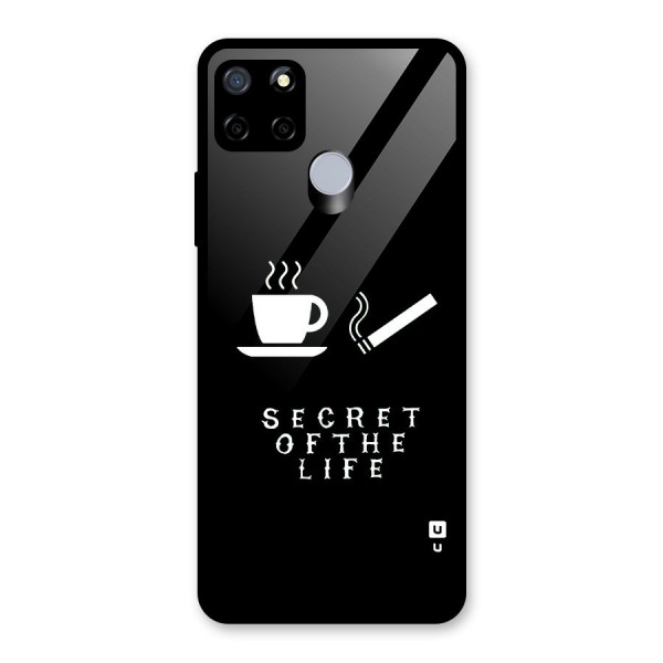 Secrate of Life Glass Back Case for Realme C12