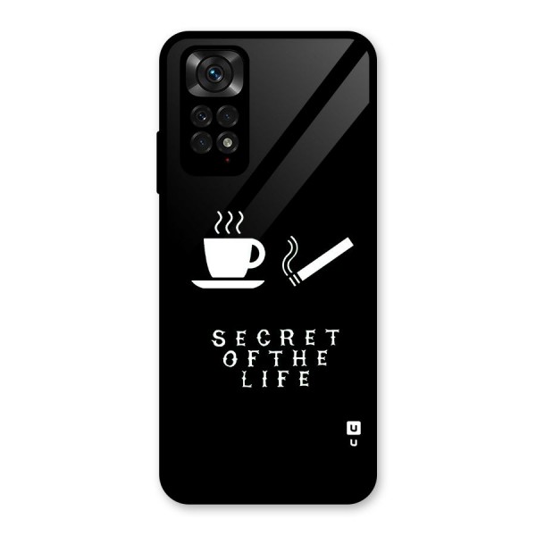 Secrate of Life Glass Back Case for Redmi Note 11S