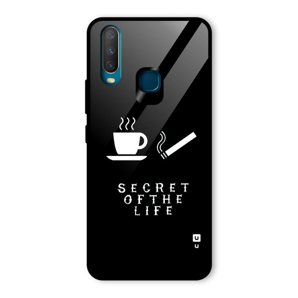 Secrate of Life Glass Back Case for Vivo Y12