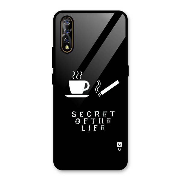 Secrate of Life Glass Back Case for Vivo Z1x