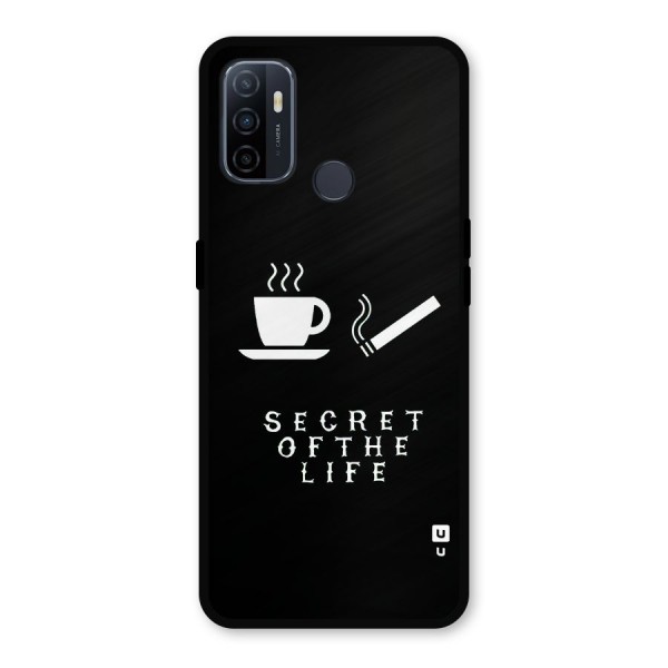 Secrate of Life Metal Back Case for Oppo A53