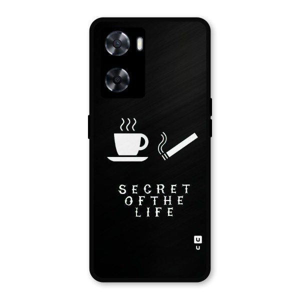 Secrate of Life Metal Back Case for Oppo A57 2022