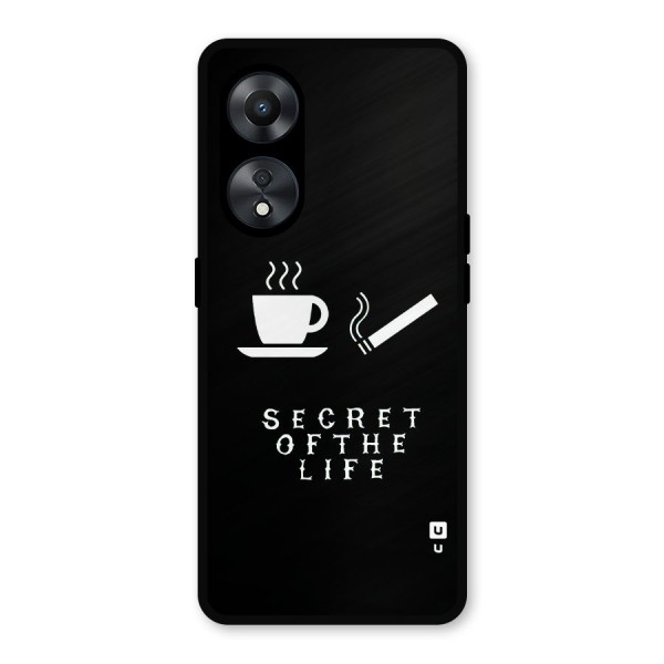 Secrate of Life Metal Back Case for Oppo A78