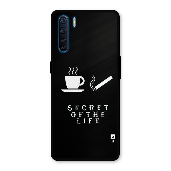 Secrate of Life Metal Back Case for Oppo F15