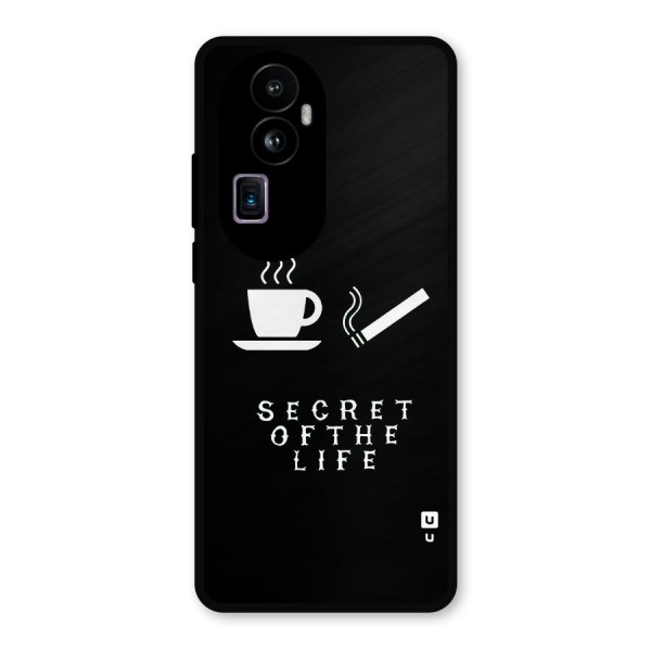 Secrate of Life Metal Back Case for Oppo Reno10 Pro Plus