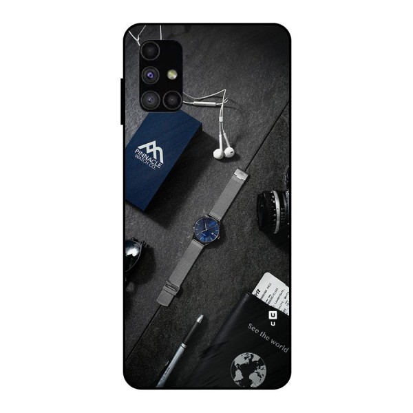 See The World Metal Back Case for Galaxy M51