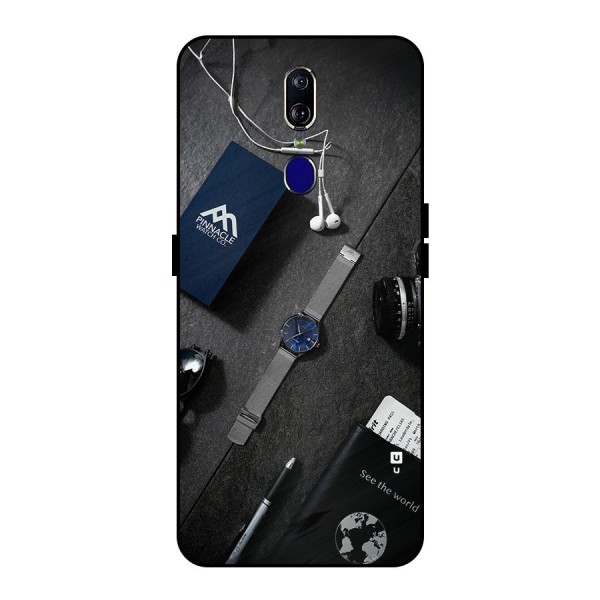 See The World Metal Back Case for Oppo F11