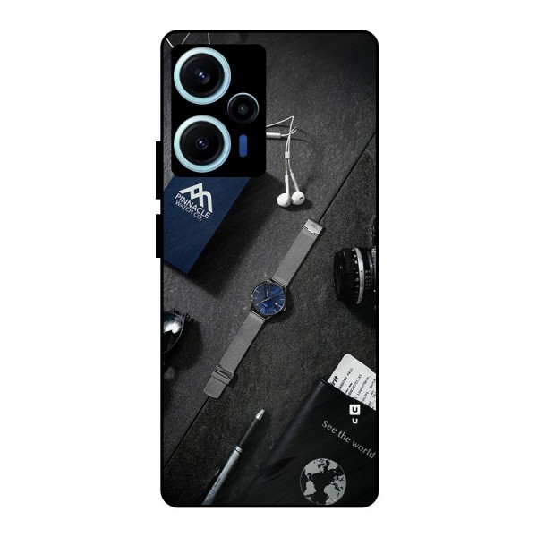 See The World Metal Back Case for Poco F5