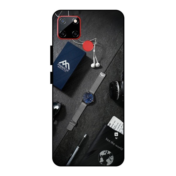 See The World Metal Back Case for Realme C12