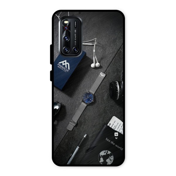 See The World Metal Back Case for Vivo V19