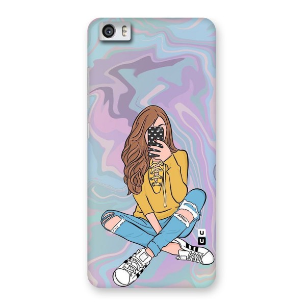 Selfie Girl Illustration Back Case for Xiaomi Redmi Mi5