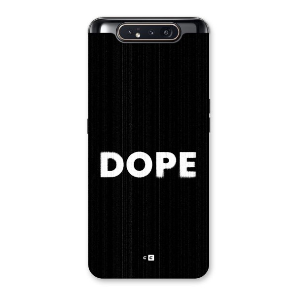 Sense Alert Back Case for Galaxy A80