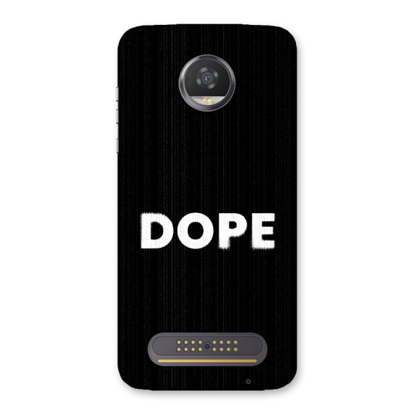 Sense Alert Back Case for Moto Z2 Play