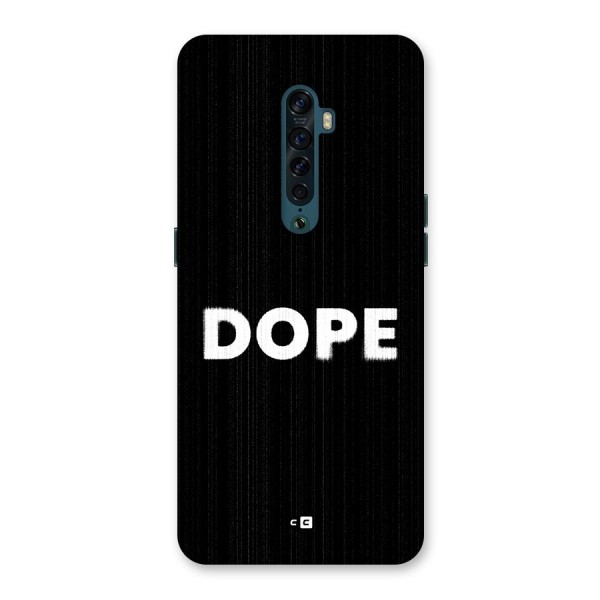 Sense Alert Back Case for Oppo Reno2