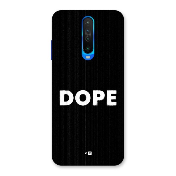 Sense Alert Back Case for Poco X2