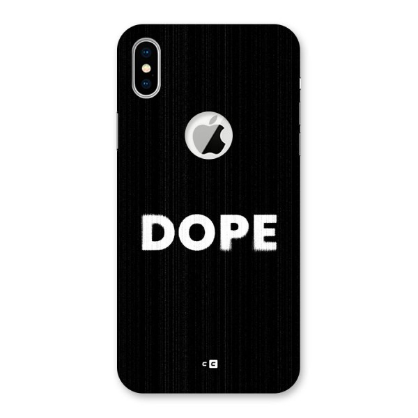 Sense Alert Back Case for iPhone XS Logo Cut