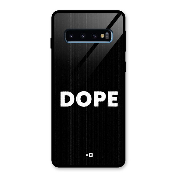 Sense Alert Glass Back Case for Galaxy S10