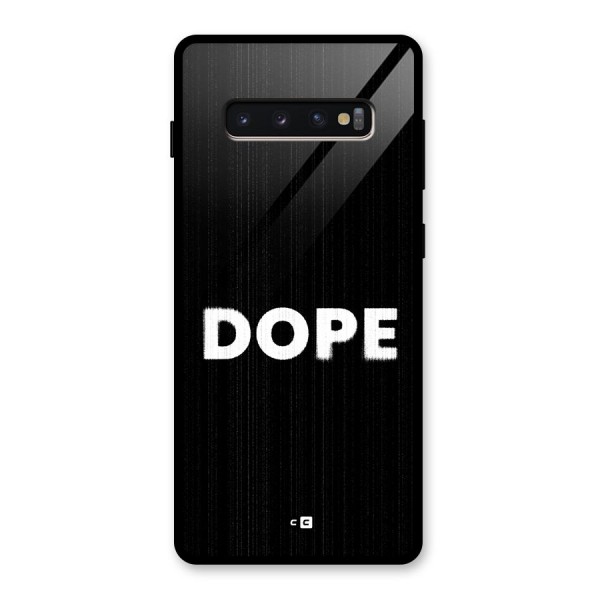 Sense Alert Glass Back Case for Galaxy S10 Plus