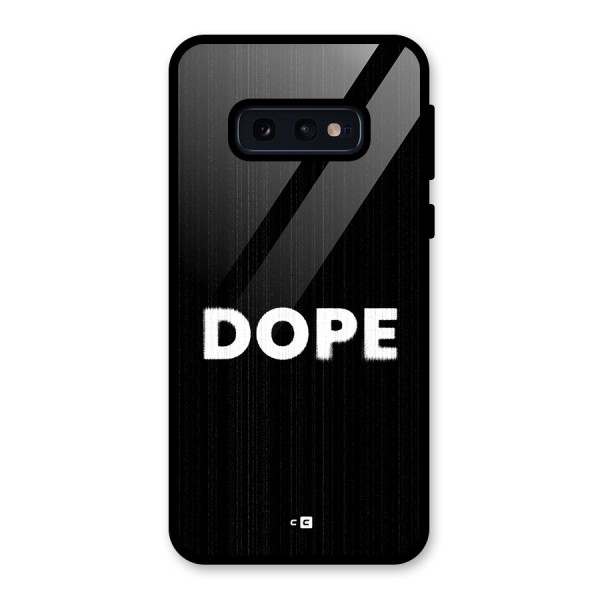 Sense Alert Glass Back Case for Galaxy S10e