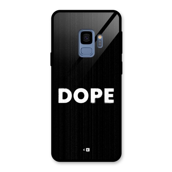 Sense Alert Glass Back Case for Galaxy S9