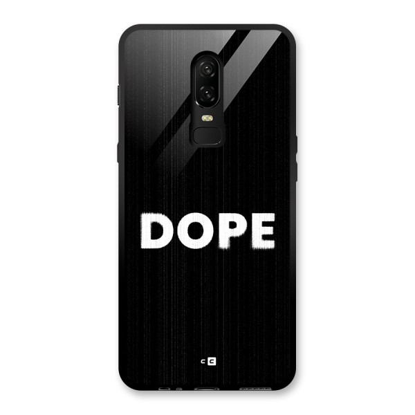 Sense Alert Glass Back Case for OnePlus 6