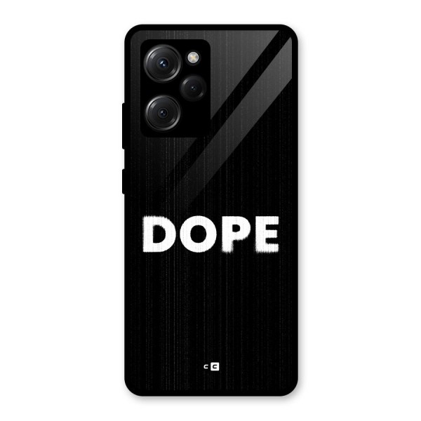 Sense Alert Glass Back Case for Poco X5 Pro