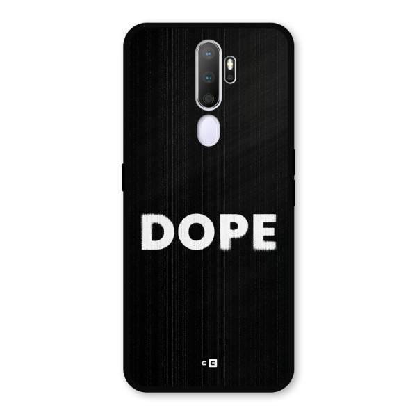 Sense Alert Metal Back Case for Oppo A9 (2020)