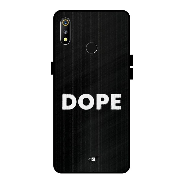 Sense Alert Metal Back Case for Realme 3