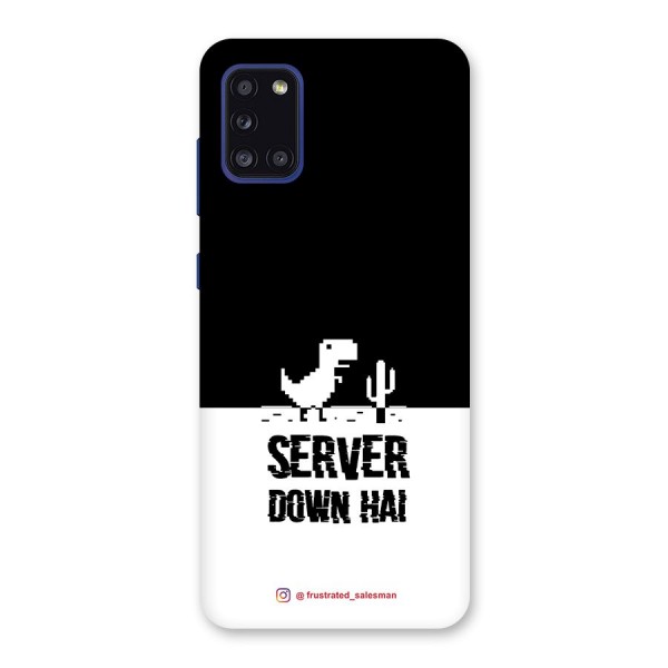 Server Down Hai Black Back Case for Galaxy A31