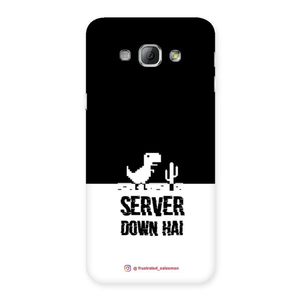 Server Down Hai Black Back Case for Galaxy A8