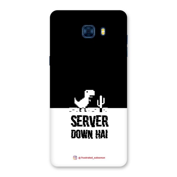 Server Down Hai Black Back Case for Galaxy C7 Pro