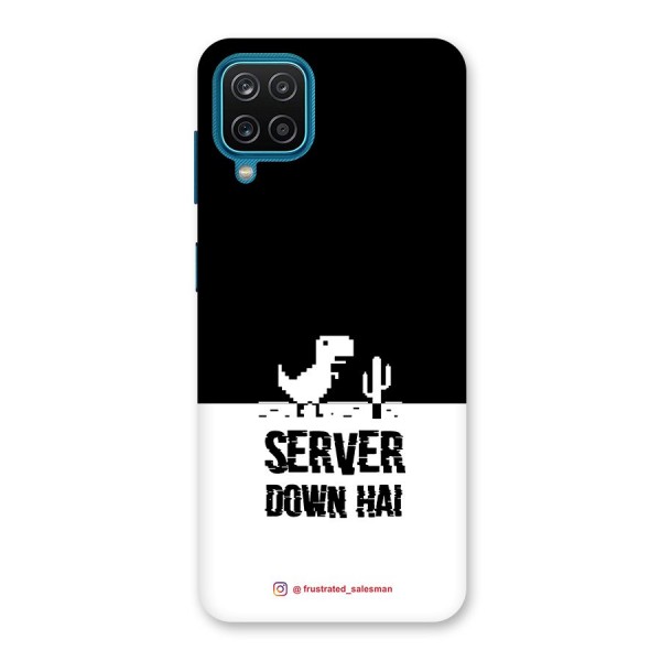 Server Down Hai Black Back Case for Galaxy F12