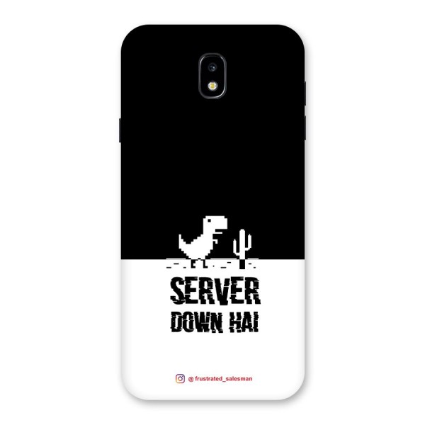 Server Down Hai Black Back Case for Galaxy J7 Pro