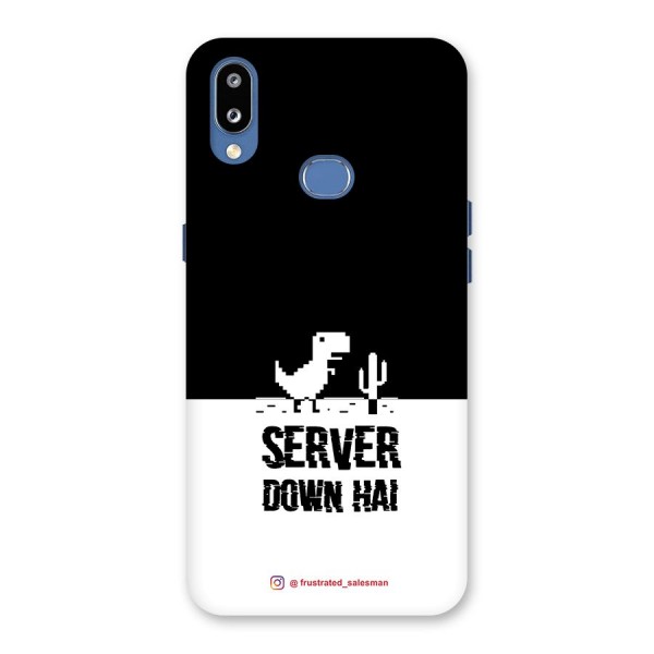 Server Down Hai Black Back Case for Galaxy M01s