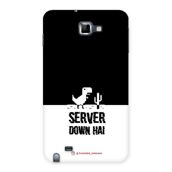 Server Down Hai Black Back Case for Galaxy Note