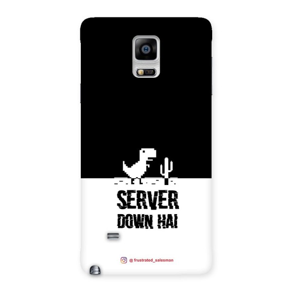 Server Down Hai Black Back Case for Galaxy Note 4