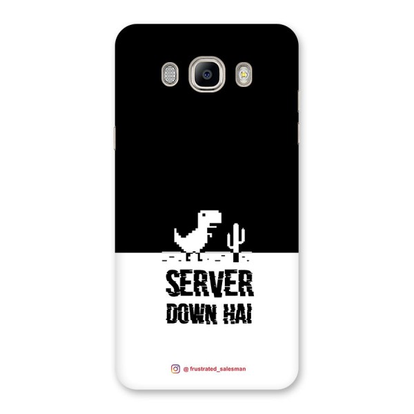 Server Down Hai Black Back Case for Galaxy On8