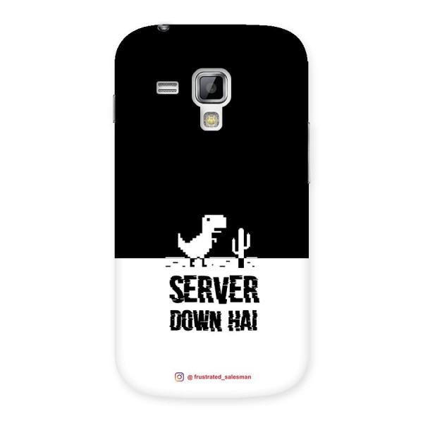 Server Down Hai Black Back Case for Galaxy S Duos