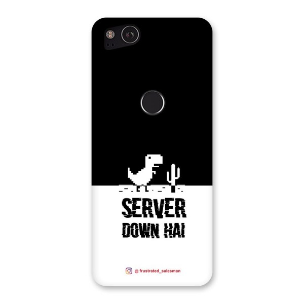 Server Down Hai Black Back Case for Google Pixel 2