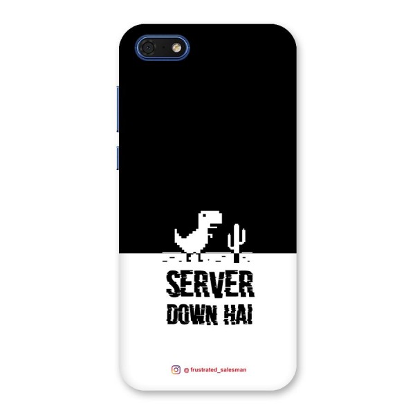 Server Down Hai Black Back Case for Honor 7s