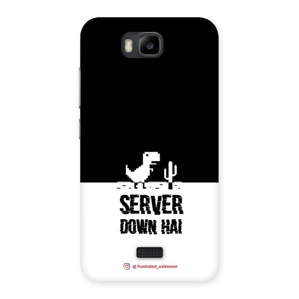 Server Down Hai Black Back Case for Honor Bee