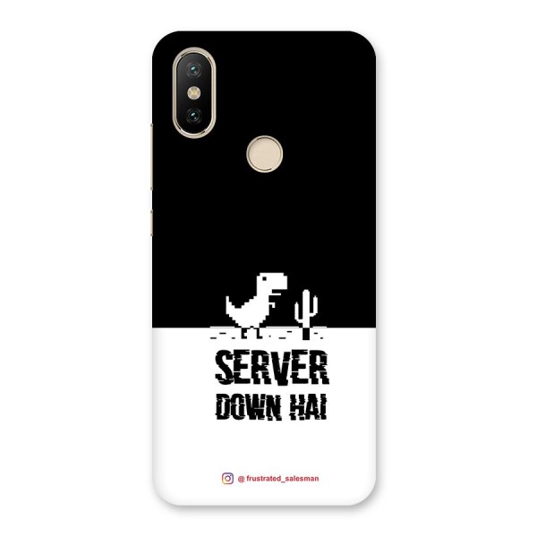 Server Down Hai Black Back Case for Mi A2