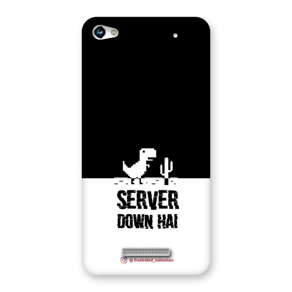 Server Down Hai Black Back Case for Micromax Hue 2