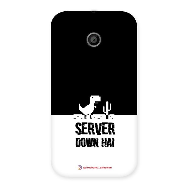 Server Down Hai Black Back Case for Moto E