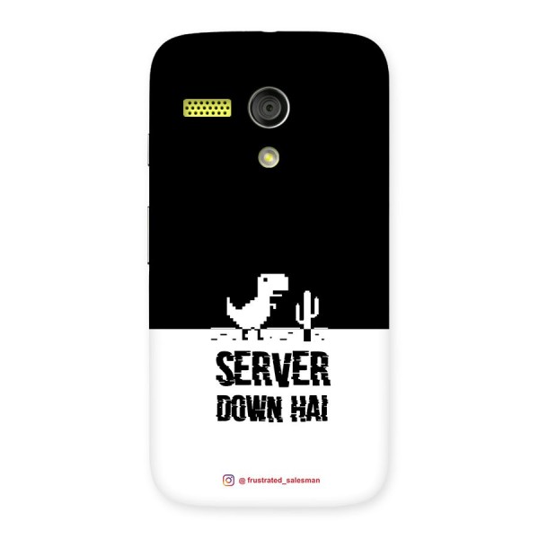 Server Down Hai Black Back Case for Moto G