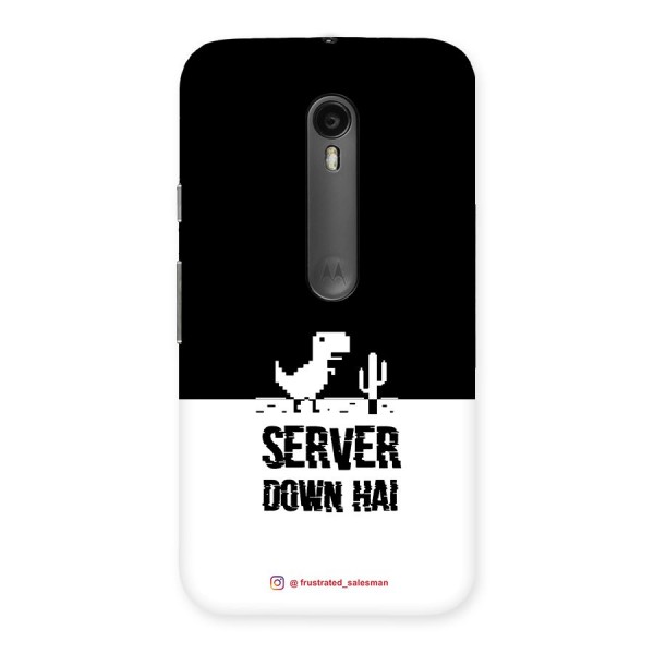 Server Down Hai Black Back Case for Moto G3