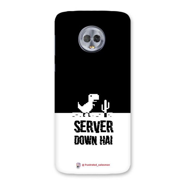 Server Down Hai Black Back Case for Moto G6