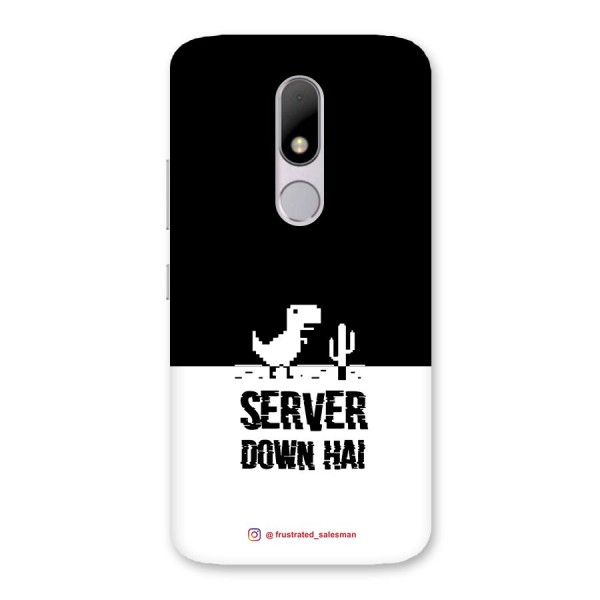 Server Down Hai Black Back Case for Moto M