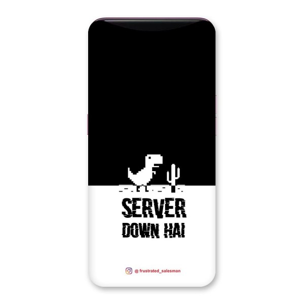 Server Down Hai Black Back Case for Oppo Find X