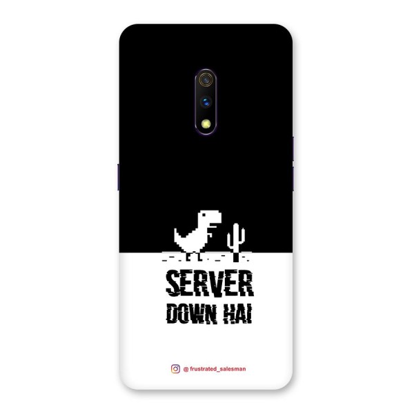 Server Down Hai Black Back Case for Realme X